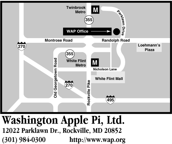 Map to Pi office
