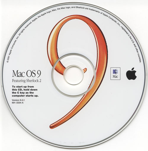 Mac OS 9 disc