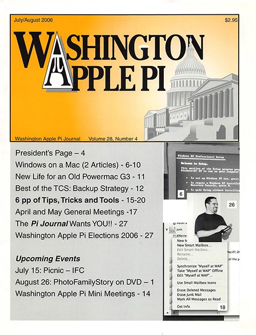 Washington Apple Pi Journal July-August 2006