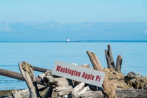 Washington Apple Pi and New Dungeness Light, on the shores of the Strait of Juan de Fuca