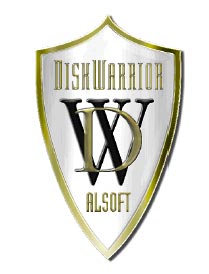 Disk Warrior shield
