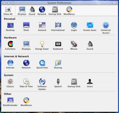 System Preferences