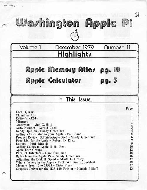Washington Apple Pi Journal December 1979