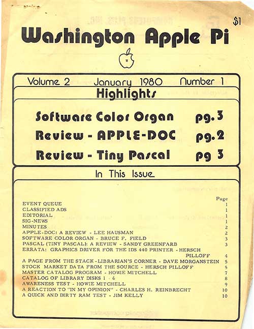Washington Apple Pi Journal January 1980