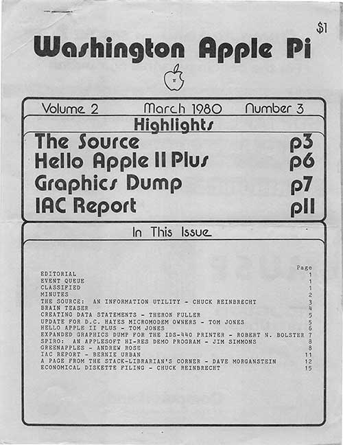 Washington Apple Pi Journal March 1980