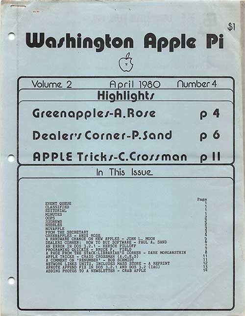Washington Apple Pi Journal April 1980