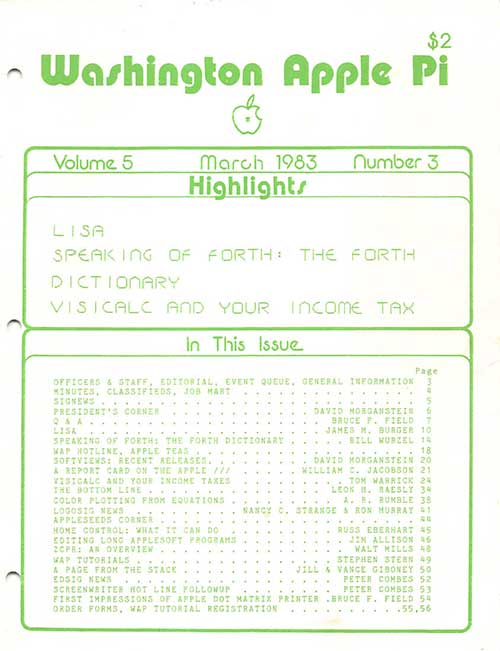 Washington Apple Pi Journal March 1983