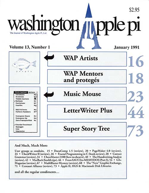 Washington Apple Pi Journal January 1991