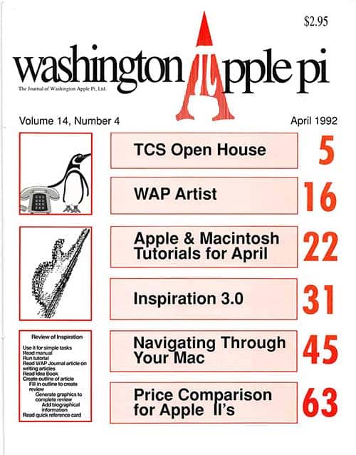 Washington Apple Pi Journal April 1992