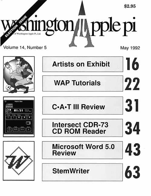 Washington Apple Pi Journal May 1992