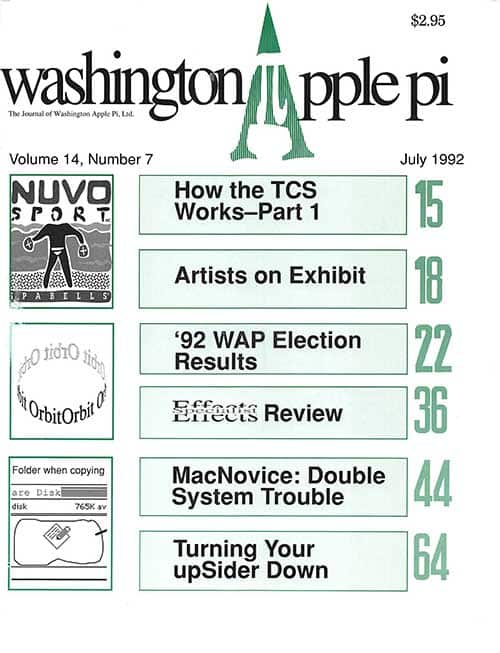 Washington Apple Pi Journal July 1992