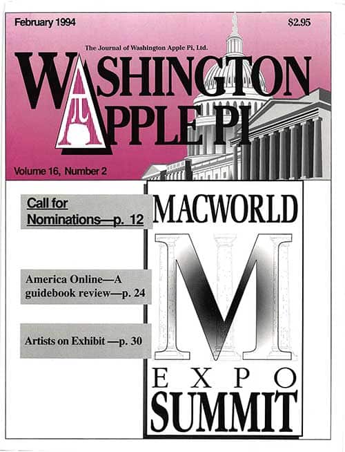 Washington Apple Pi Journal February 1994