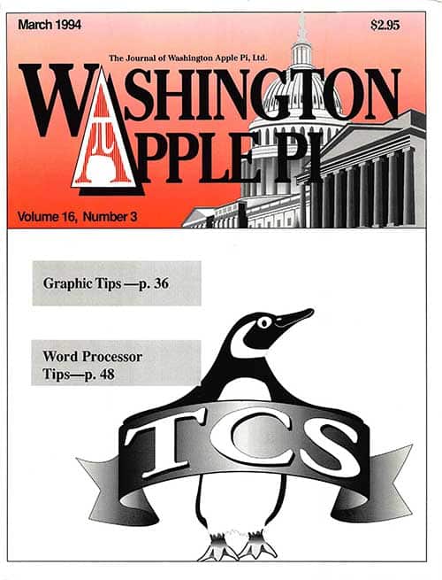 Washington Apple Pi Journal March 1994