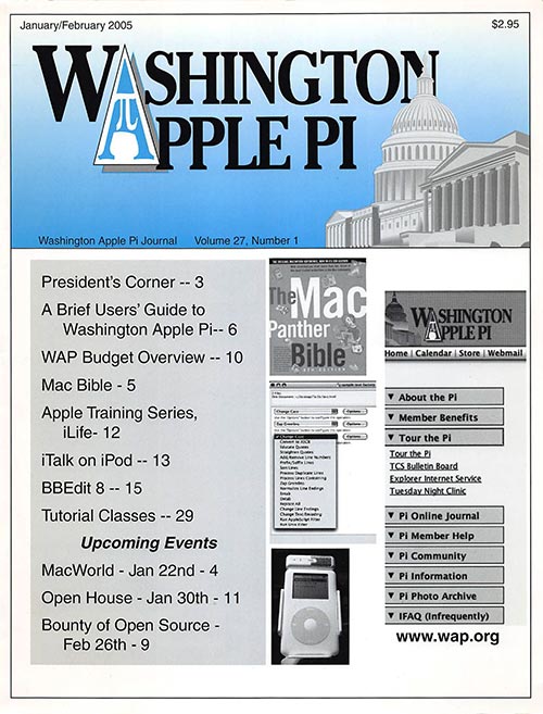 Washington Apple Pi Journal January-February 2005