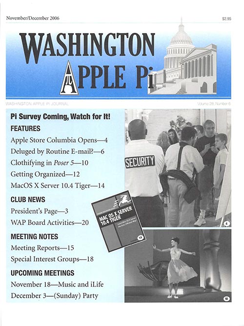 Washington Apple Pi Journal November-December 2006
