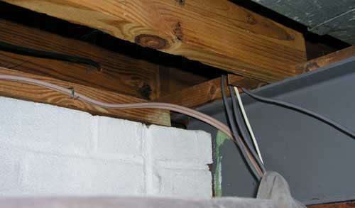 Cabling in basement