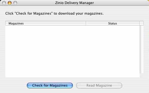Zinio delivery manager