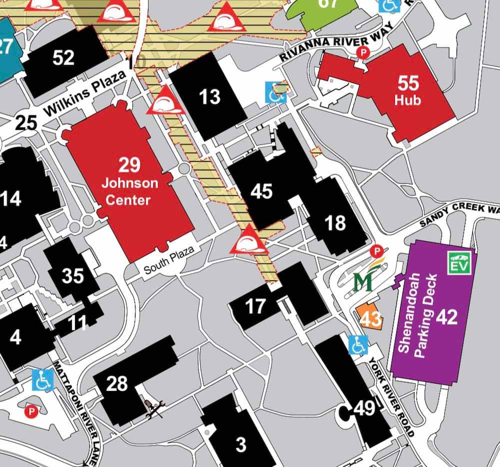 Gmu Parking Lot Map Washington Apple Pi meeting map: GMU